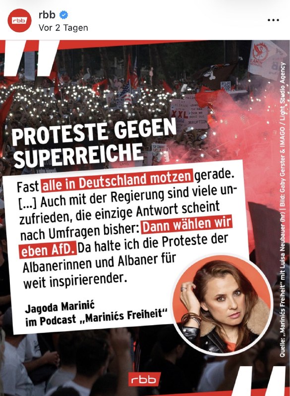 Beim umstrittenen RBB ist man sich sicher: Die Regierung