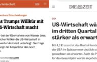 Was Trumps Willkür mit der US-Wirtschaft macht: Wachstum erzeugen.Was