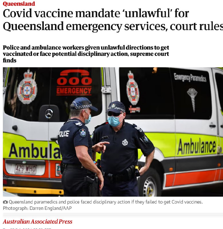 Das oberste Gericht von Queensland (Australien) hat die Impfpflicht
