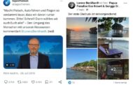 Lorenz Beckhardt, der in den Tagesthemen forderte, das Fliegen