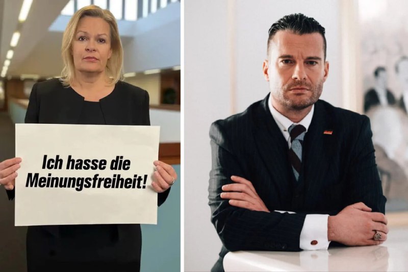 Staatsanwaltschaft will nach Urteil wegen Faeser-Satire noch höhere Strafeð¥Nach