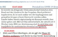Warum dachte das RKI an eine Impfpflicht, bevor Phase