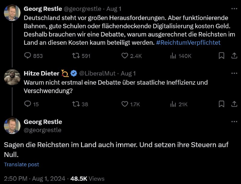 In der Steuerhölle namens BRD kann kein Mensch seine