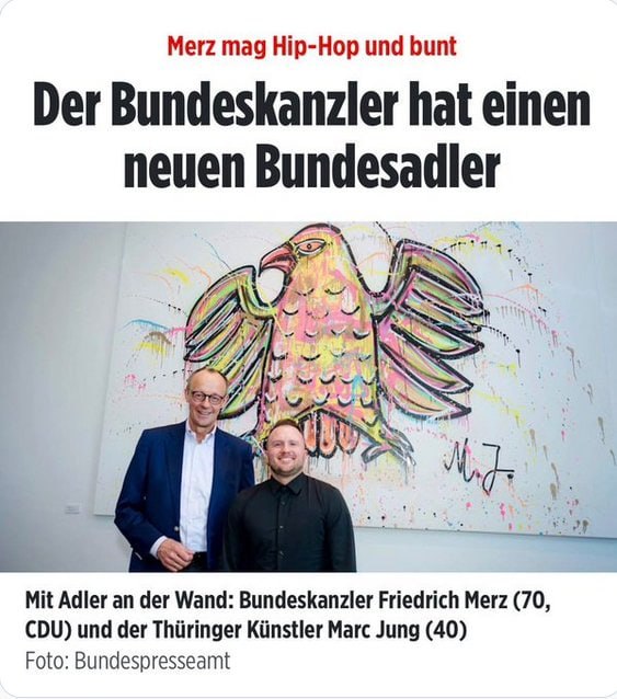 Dieser BRD-Pleitegeier hat noch ein paar Pfund zu viel