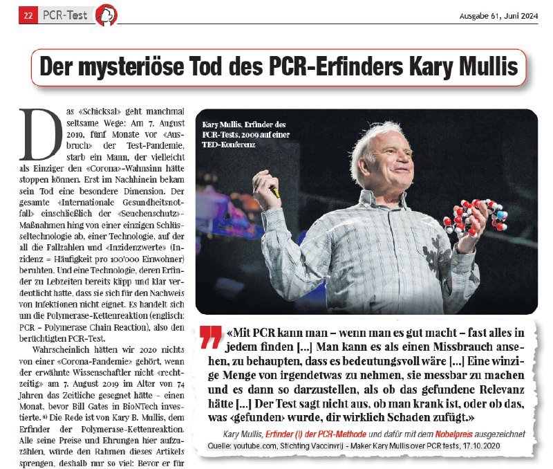 Mysteriöse Todesfälle von Corona-Querulanten Begonnen haben die seltsam passenden