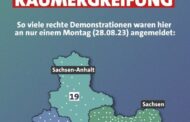 Der linke WDR-Monitor bezeichnet ordnungsgemäß angezeigte und friedliche Demonstrationen