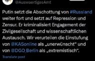 Wenn Russland die Konrad Adenauer Stiftung und den Deutsche