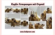 Kosmische Lebensenergie, Strahlenschutz und Wohlbefindenmit Orgonit-Kupfer-Armspangen * Kupfer =