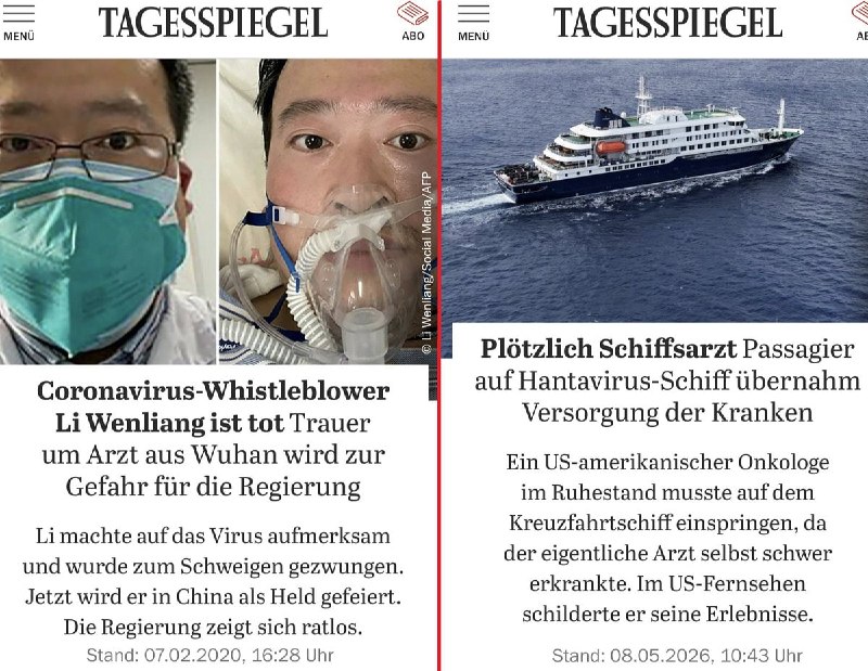 2020 gehörte ein Augenarzt zu den ersten PCR-Toten. Bei