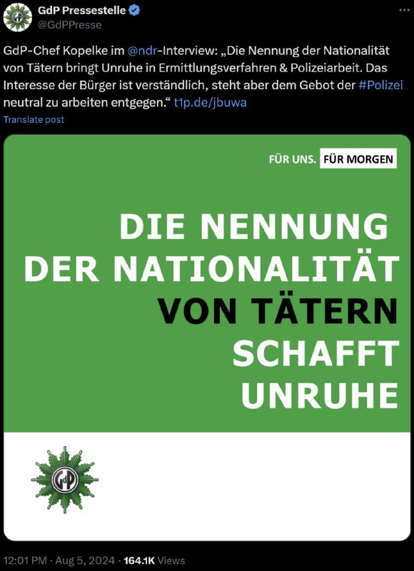 Merken Sie sich bitte: Die Nennung der Nationalität von