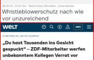 Der Whistleblowerschutz beim ZDF ist vor allem sehr unzureichend,