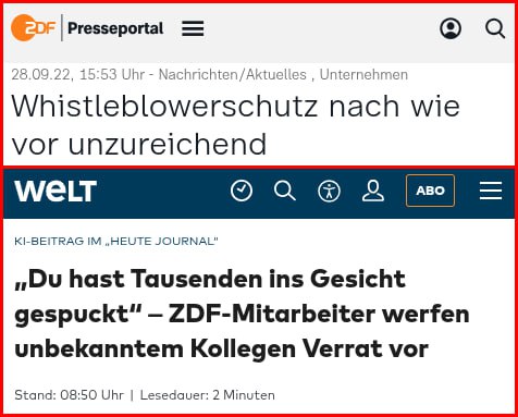 Der Whistleblowerschutz beim ZDF ist vor allem sehr unzureichend,