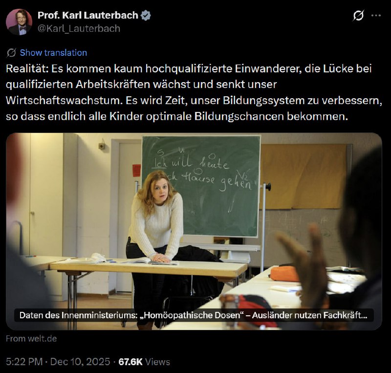Wer ist dieser AfD-Politiker? Es kommen kaum hochqualifizierte Einwanderer