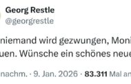Niemand wird gezwungen, den WDR-Monitor zu schauen. Das stimmt.Aber