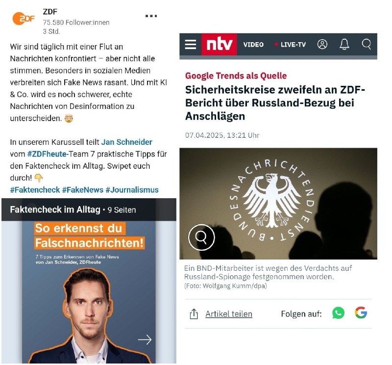 Wenn jemand weiß, wie man Falschnachrichten erkennt, dann das