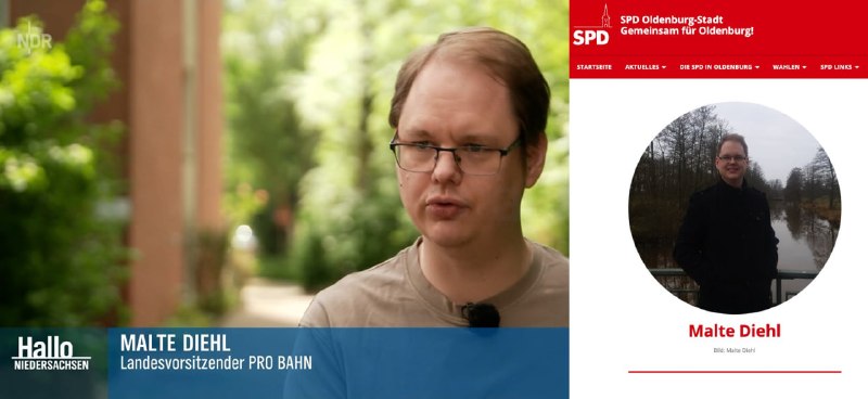 Der im NDR interviewte Landesvorsitzende ist ein SPDler. Das