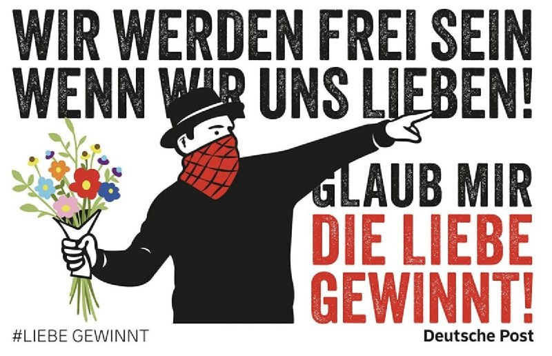 Deutsche Post feiert “Pride-Month“ mit Antifa- und Regenbogen-Briefmarkenð¤¡Die Deutsche
