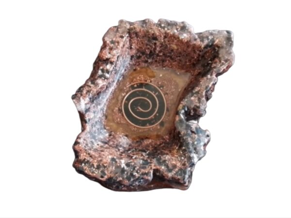 ‼️ Neues Modell ‼️♦️ mit echter Kupferspirale und SchungitOrgonit-Schale
