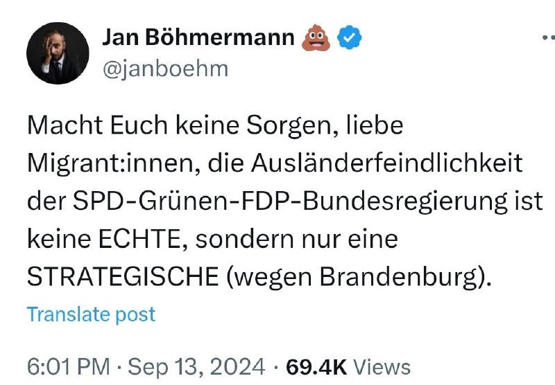 Jan Böhmermann hat Recht: Dass die Ampel plötzlich den