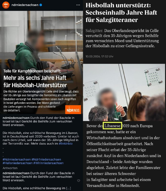 Der NDR berichtet über einen Mann, der für die