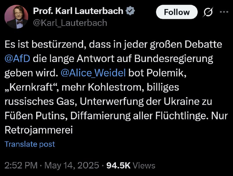 Ja, es ist schon sehr bestürzend, dass die größte