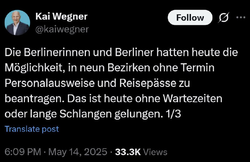 Früher konnte man immer ohne einen Termin seinen Ausweis