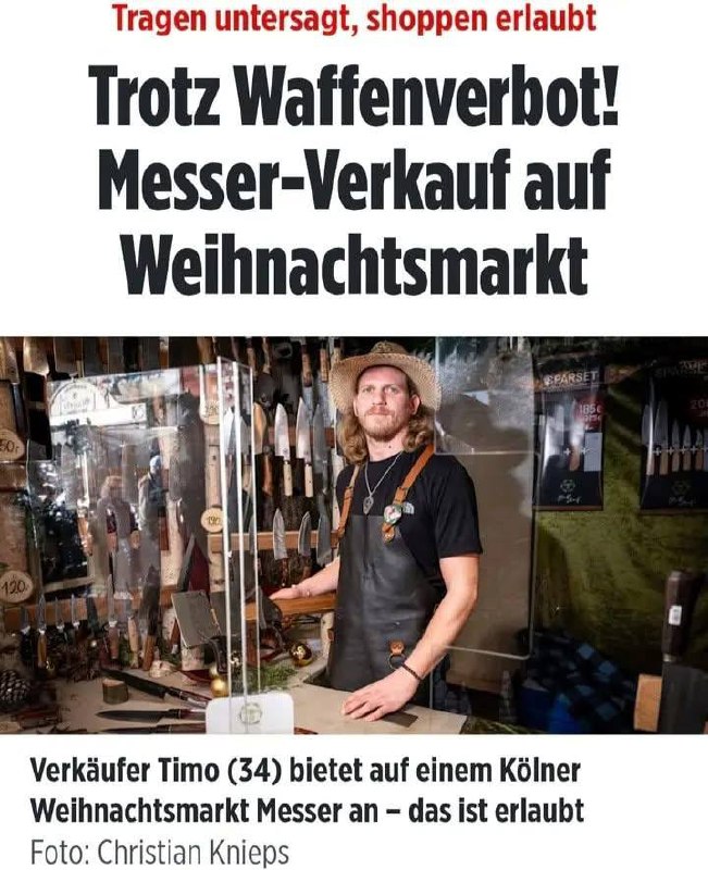 Wer den heiligen Krieg auf dem Weihnachtsmarkt ausfechten will,