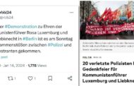Wenn Kommunisten in Berlin 20 Polizisten verletzen sind das