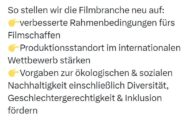 Komplett wahnsinnig: Die Grünen diktieren nun, wie die Filmbranche