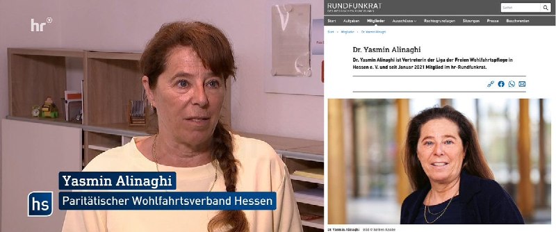 Die Sprecherin der Wohlfahrtsverbände in der Hessenschau ist Rundfunkrätin