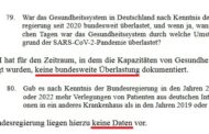 Lange war umstritten, ob Kliniken durch Corona jemals bundesweit