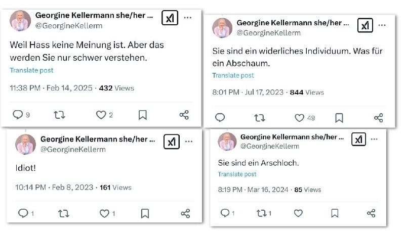 Georg Kellermann meint zwar, dass Hass keine Meinung ist,