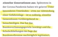Familienministerin Lisa Paus rechtfertigt die Schulschließungen während der Corona-Plandemie,