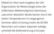 Klima: Jedes Land bekommt die gleiche Klima-PropagandaEin Blick über