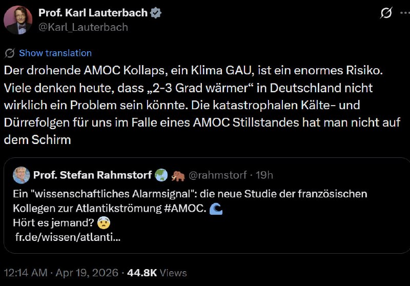 Der sich vom Gesundheitsexperten zum Klimaexperten gewandelte Karl Lauterbach