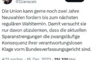 Der Grünen-Politiker Dieter Janecek ist der Meinung, dass eine