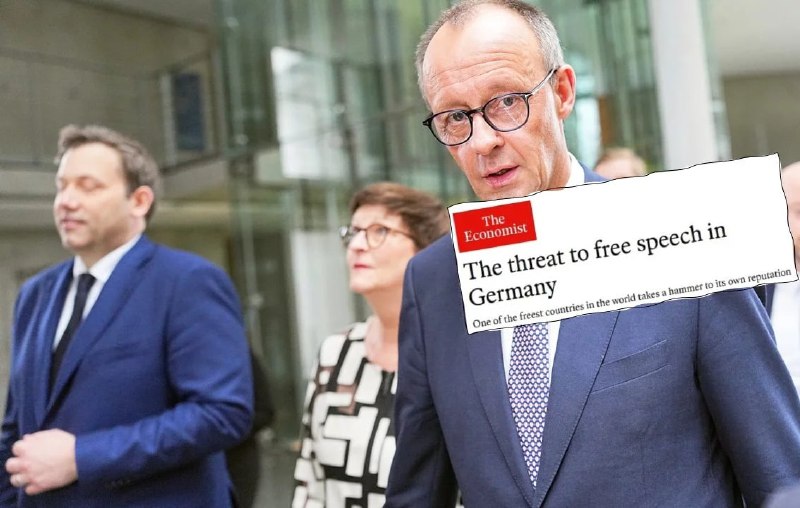 „The Economist“ kritisiert Deutschlands Kampf gegen Meinungsfreiheitð¥Nach US-Vizepräsident J.