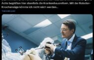 Mit der Roboter-Knochensäge könnte Karl Lauterbach nicht reich werden.
