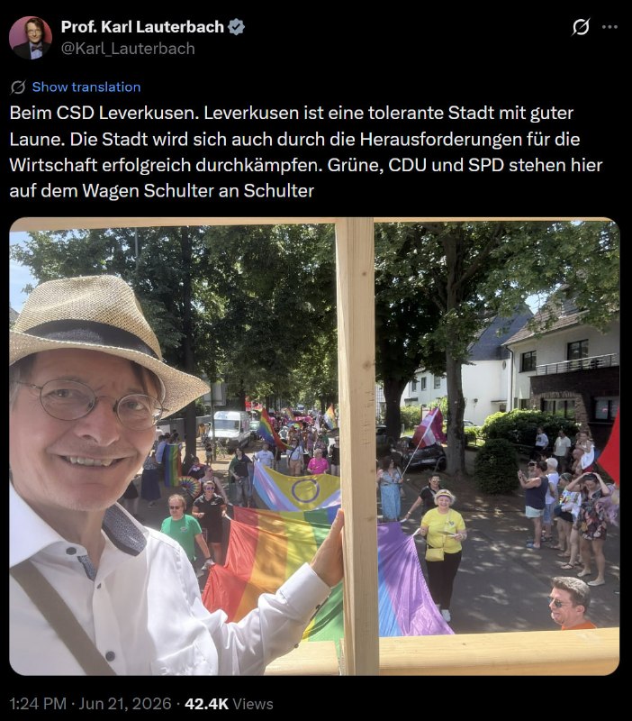 Mit der Regenbogenfahne wird Leverkusen auf jeden Fall jede