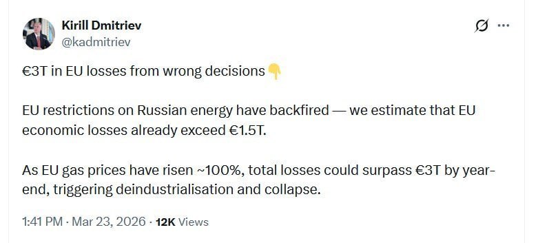 Verluste der Europäer durch antirussische Sanktionen nähern sich drei