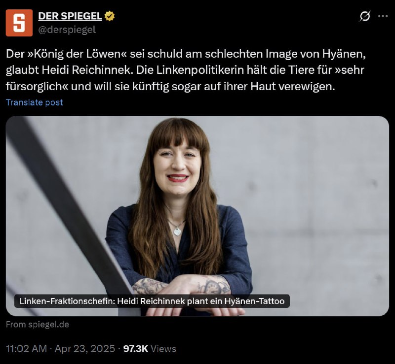 Hyänen sind vor allem Aasfresser. Sie profitieren von der