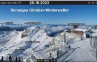 Am 25.102023 herrschte sonniges Oktober-Winterwetter mit Frost und Schnee