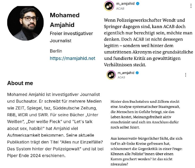 Für Mohamed Amjahid (WDR, SWR, RBB) steckt hinter der