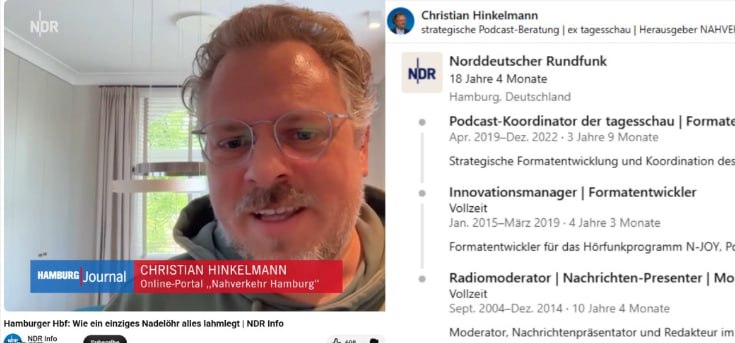 Der Experte, den der NDR in einem Bericht über