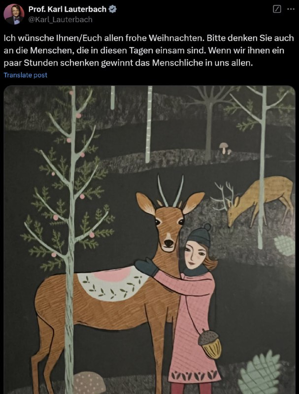 Solche Worte aus der Feder eines Karl Lauterbach wirken