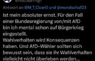 Aggressive BRD-Transgender drohen AfD-Wählern nun schon unverhohlen mit dem