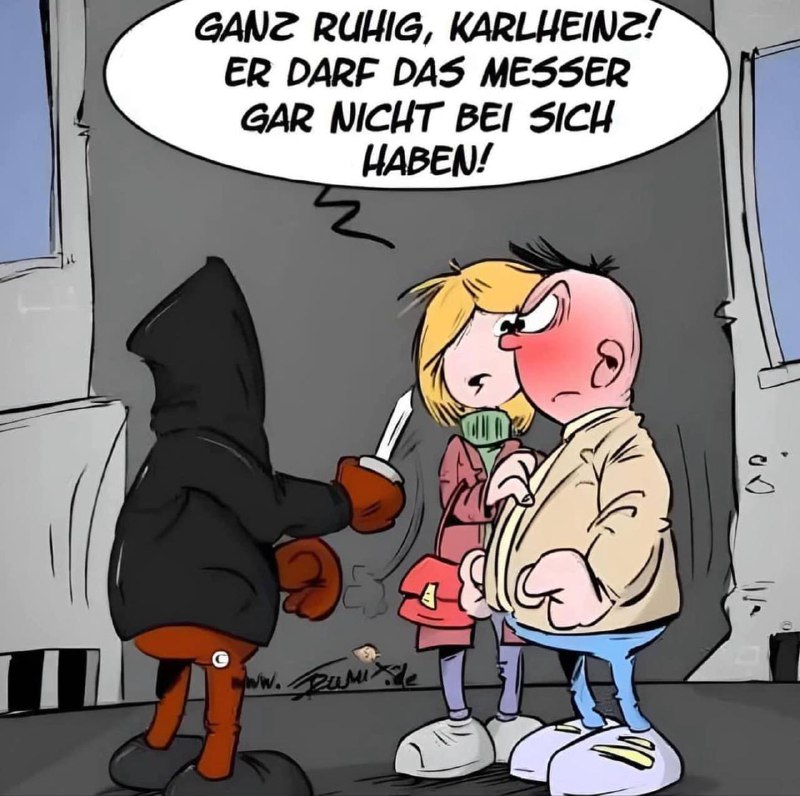 Wenn nun noch der Kriminelle darauf hingewiesen wird, dass