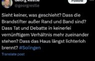 Für Georg Restle, den Linksextremisten vom WDR, sind Menschen,