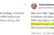 Sich selbst in einem einzigen Tweet zu widersprechen, das